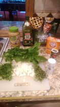 Ingredients for sauce